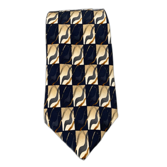VTG.  J. Garcia Silk Tie Happy Birthday Collection 8 abstract by Stonehenge - Picture 1 of 8